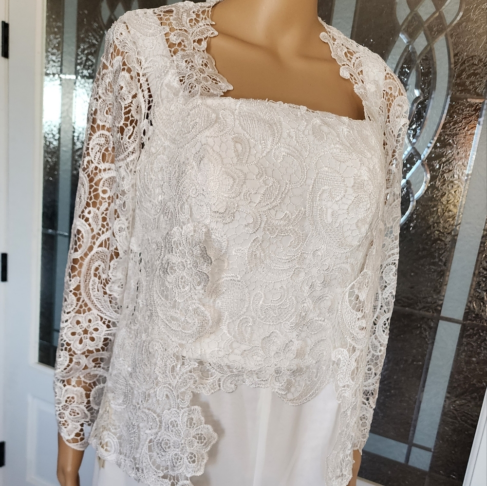LT LAN TING BRIDE 3 PC PANTSUIT SZ Sm NWT - Picture 4 of 16